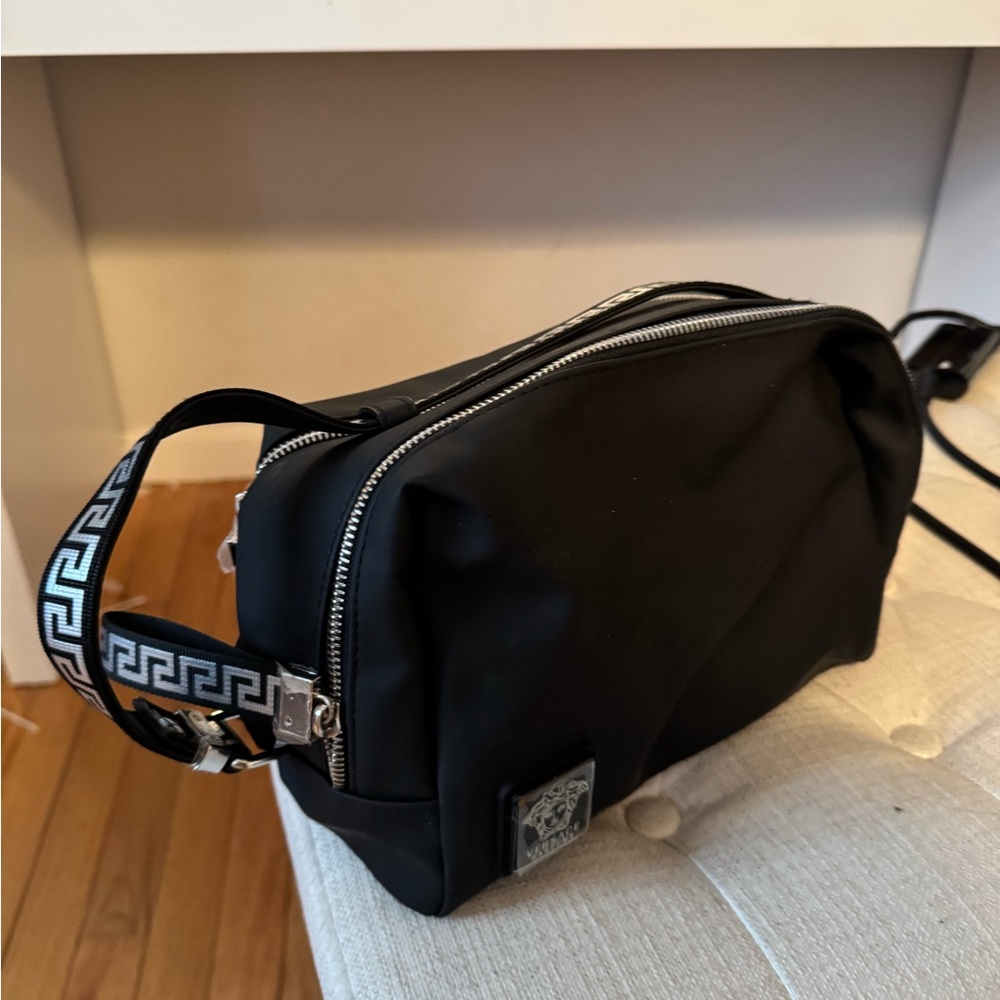 Black Versace Toiletry Men's Bag